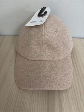 Time & tru New! Women’s Wool-Blend Baseball Cap - Beige one size